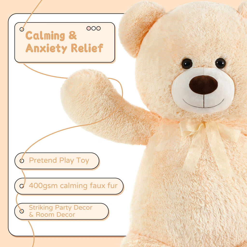 Giant Teddy Bear Plush 35" Stuffed Animal